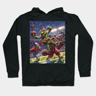 Battle Of Icons: The Grinch Vs Cleveland Indians Logo Hoodie